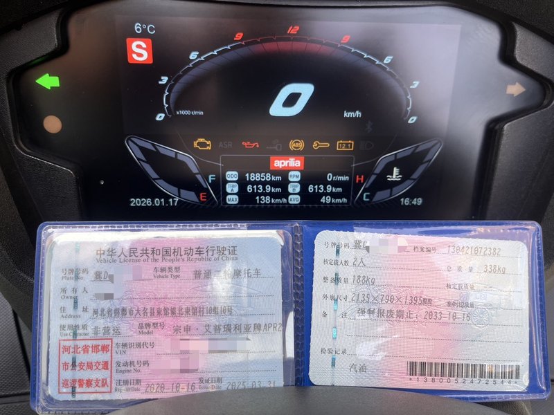 二手宗申阿普利亚SR Max 250