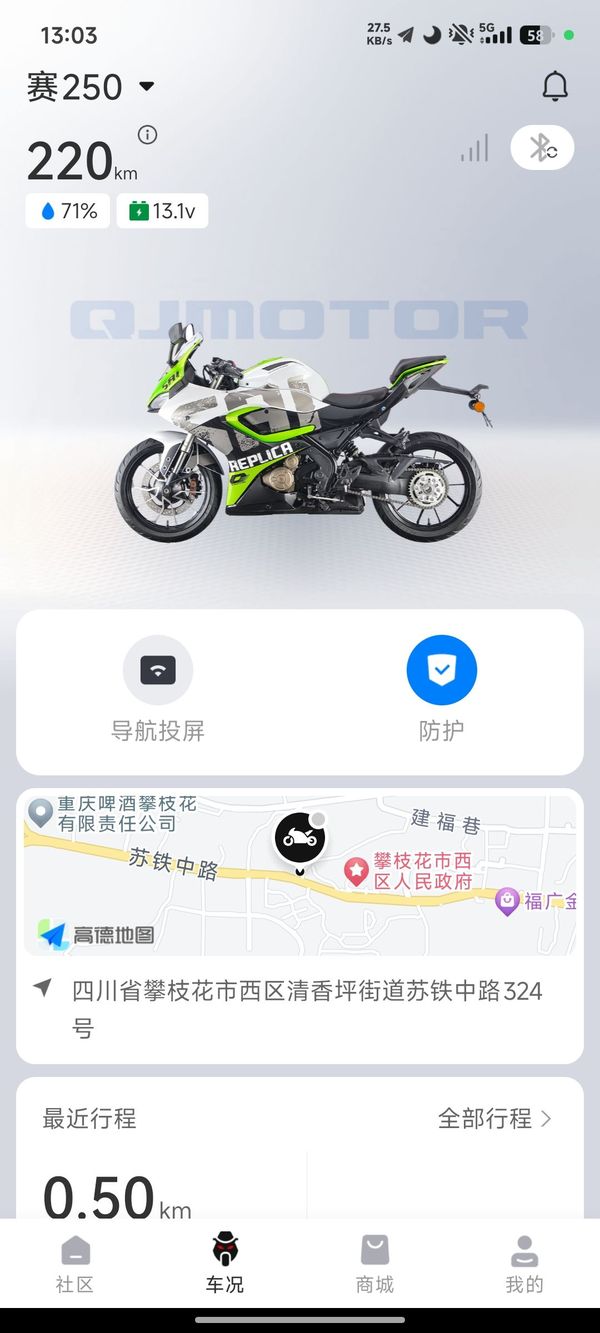 二手QJMOTOR赛250