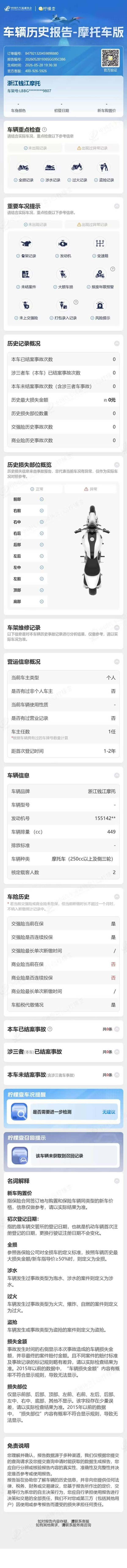 二手QJMOTOR赛450