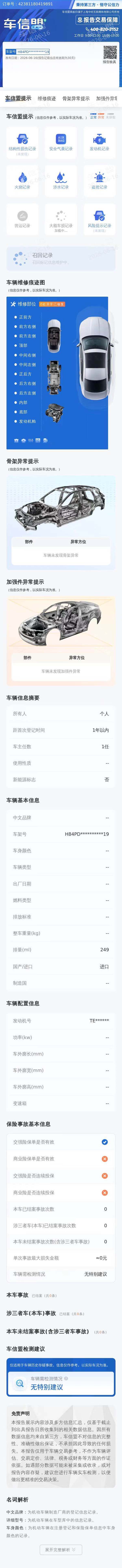 二手奔达灰石250