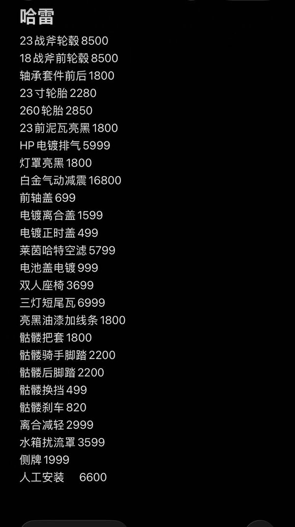 二手哈雷戴维森突破者 Breakout