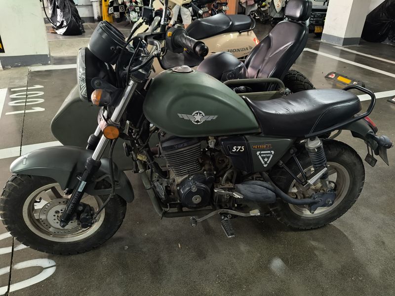 二手银钢船型边三YG150B-23