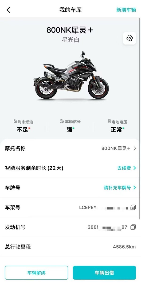 二手春风800NK