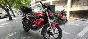 二手贝纳利红宝龙 TNT150i