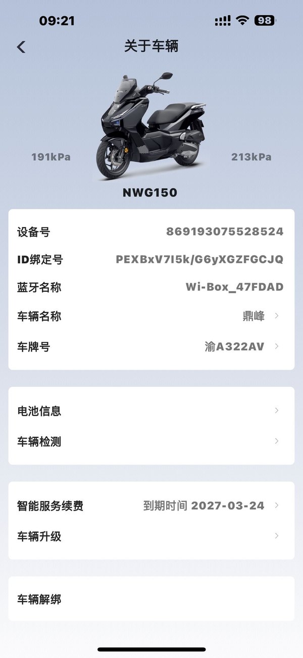 二手五羊本田NWG150