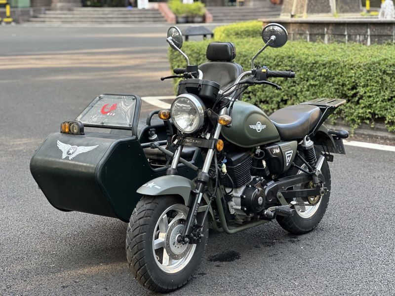 二手银钢船型边三YG150B-23