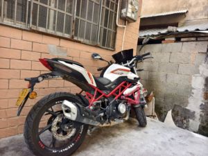 二手贝纳利红宝龙 TNT150i