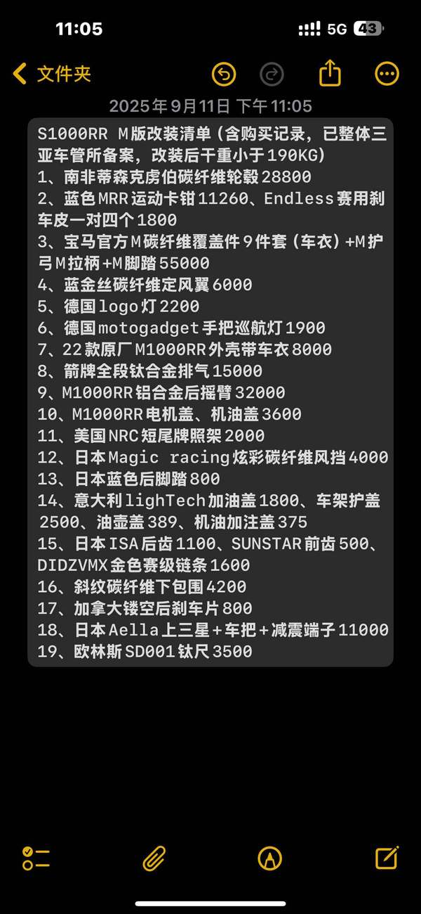 二手宝马S 1000 RR
