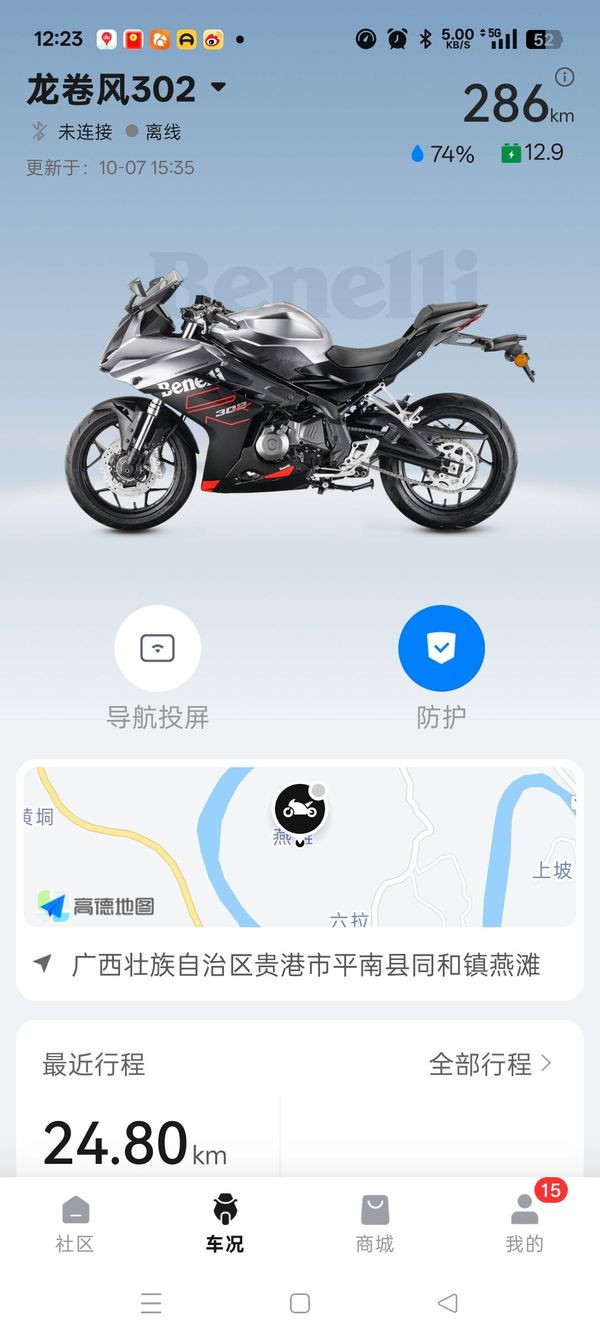 二手贝纳利龙卷风 Tornado 302R
