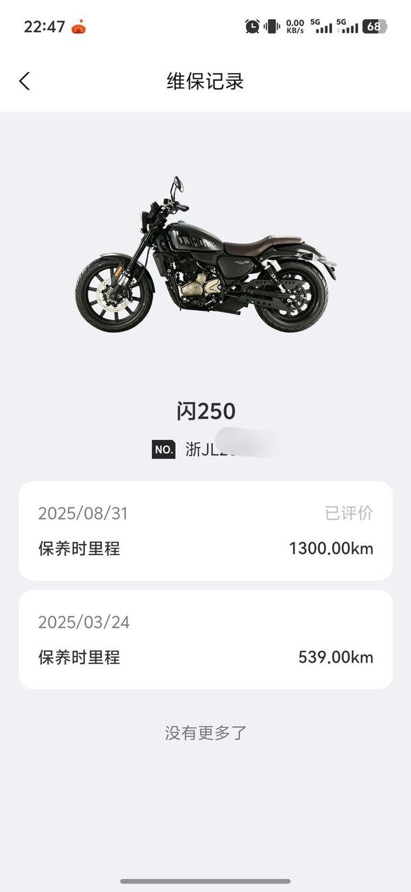 二手QJMOTOR闪250