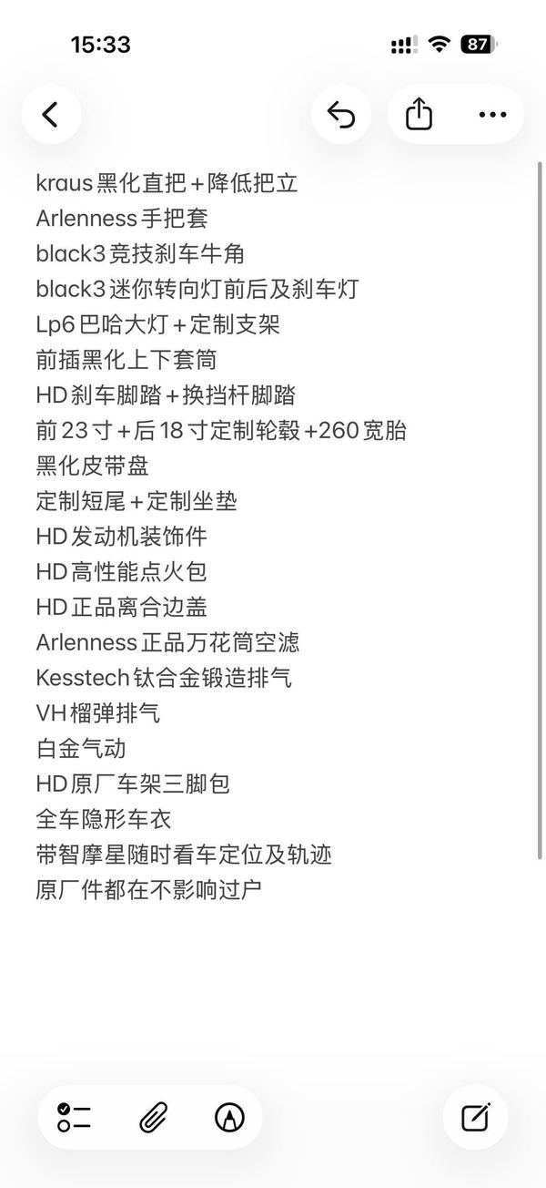 二手哈雷戴维森突破者 Breakout