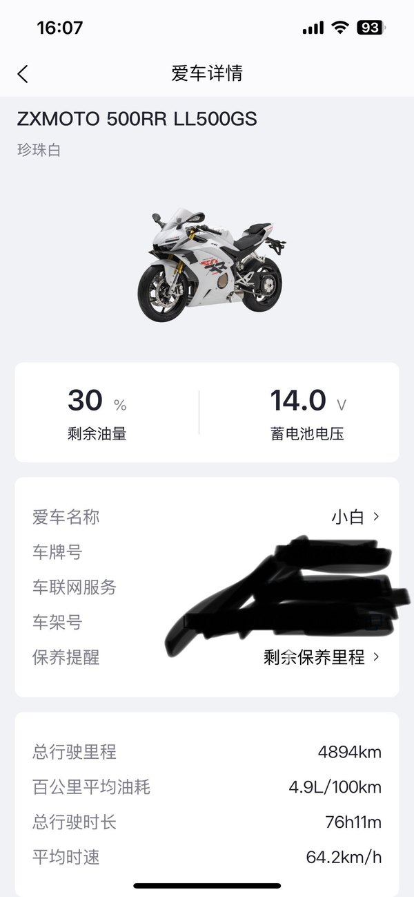 二手张雪机车500RR