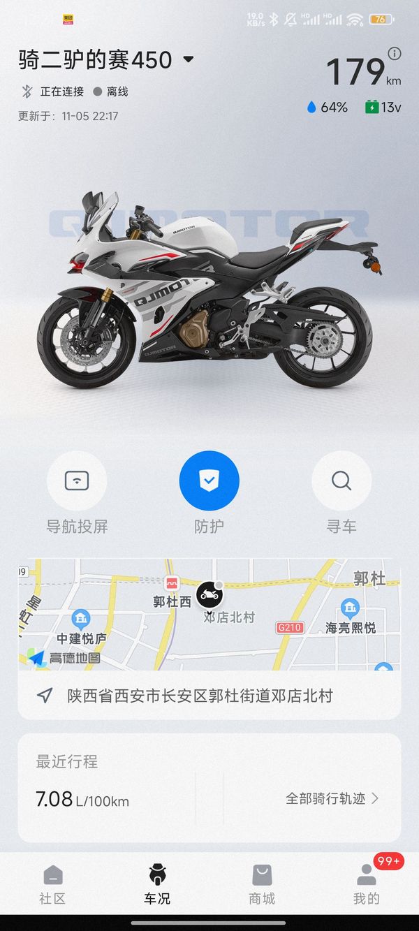 二手QJMOTOR赛450
